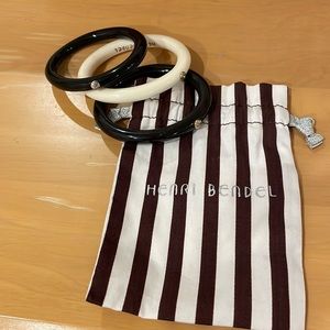 3 stackable Henri Bendel bracelets